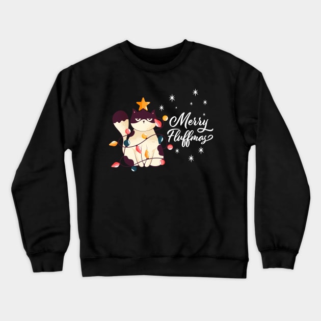 Merry Fluffmas Christmas Outfit for a Family Christmasoutfit Crewneck Sweatshirt by alpmedia